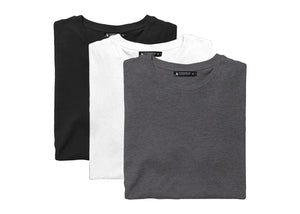 Basic trio Lisas - Paquete de 3 playeras básicas Lisas - Stockholm Co. - descuentos - productos con descuento