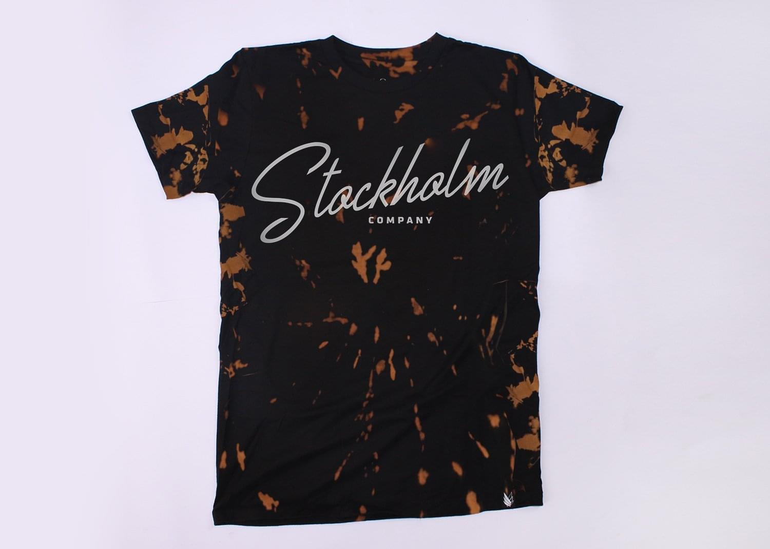 Acid wash Stockholm cursiva - Stockholm Co. - Playera - hombre, playera, stkm originals, tie dye