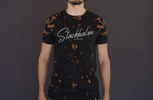 Acid wash Stockholm cursiva | Playera | hombre, playera, stkm originals, tie dye | Stockholm Company