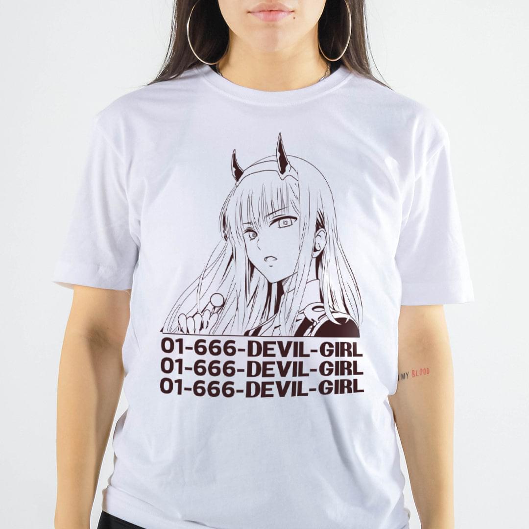 Anime 666 devil girl - 7 colores diferentes - Stockholm Co. - Ropa y accesorios - cultura pop, hombre, mujer, playera, unisex