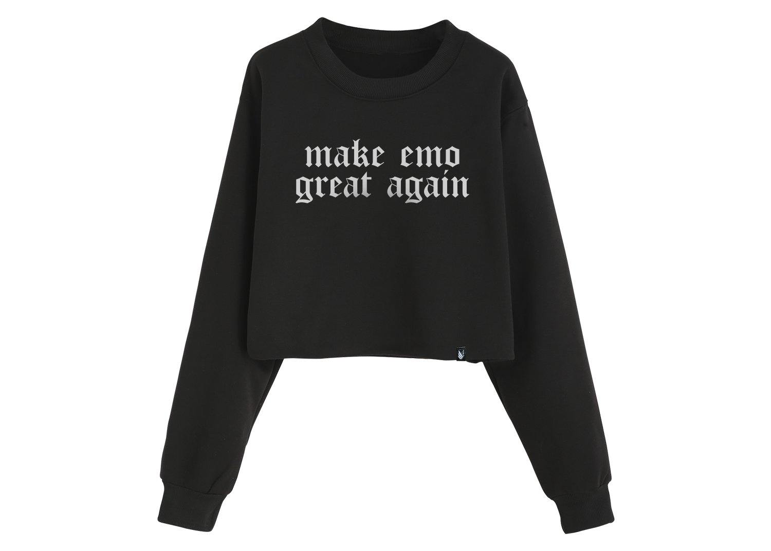 make emo great again - Sudadera Crop top - Stockholm Co. - Sudadera - mujer, otros, sudadera