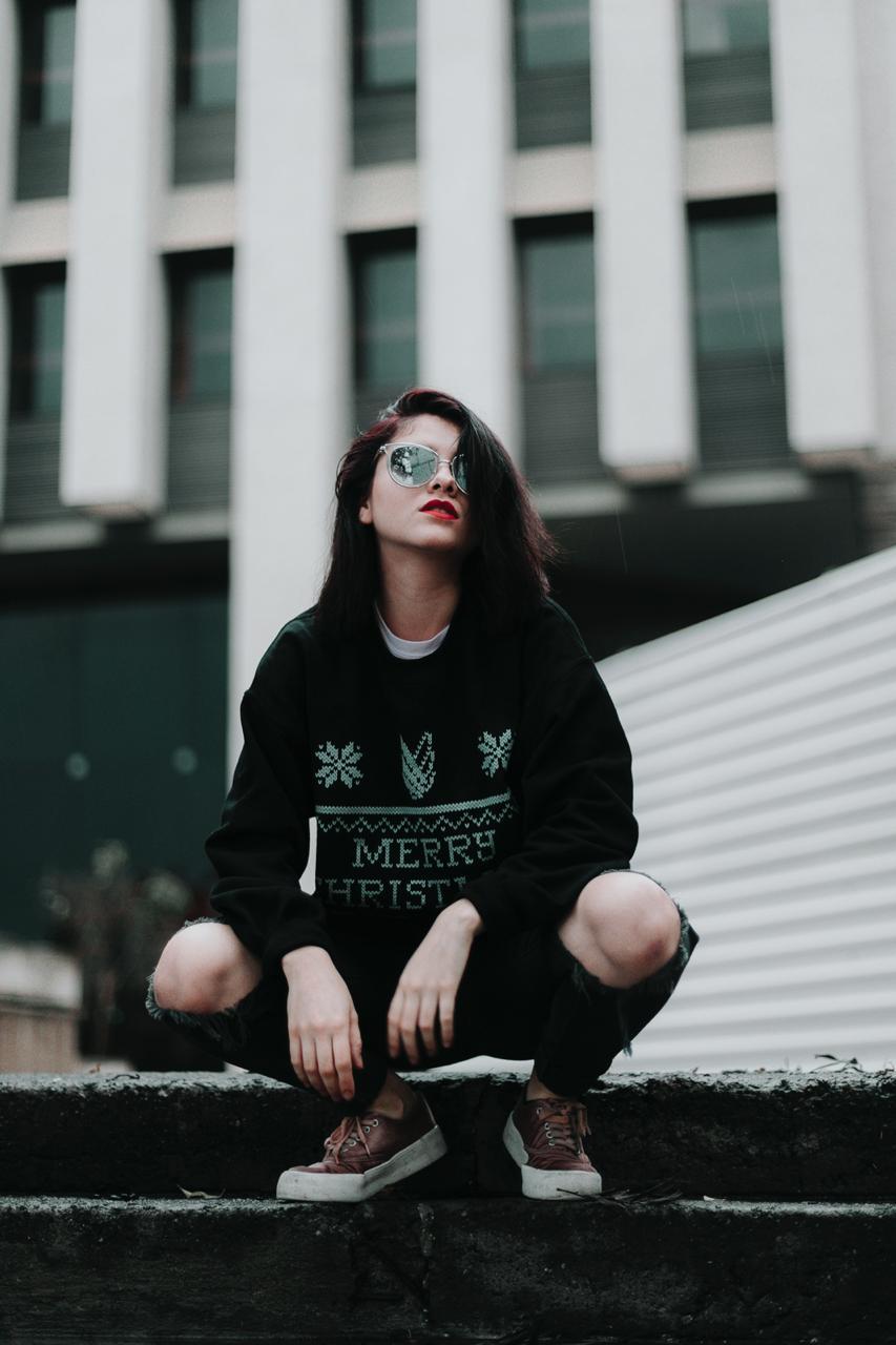 Feliz navidad btchs - Sudadera ugly sweater - Stockholm Co. - Sudadera - otros, sudadera, unisex