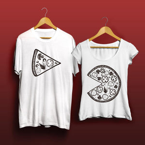 Pizza Lovers - Stockholm Co. - Playera - hombre, mujer, parejas, playera