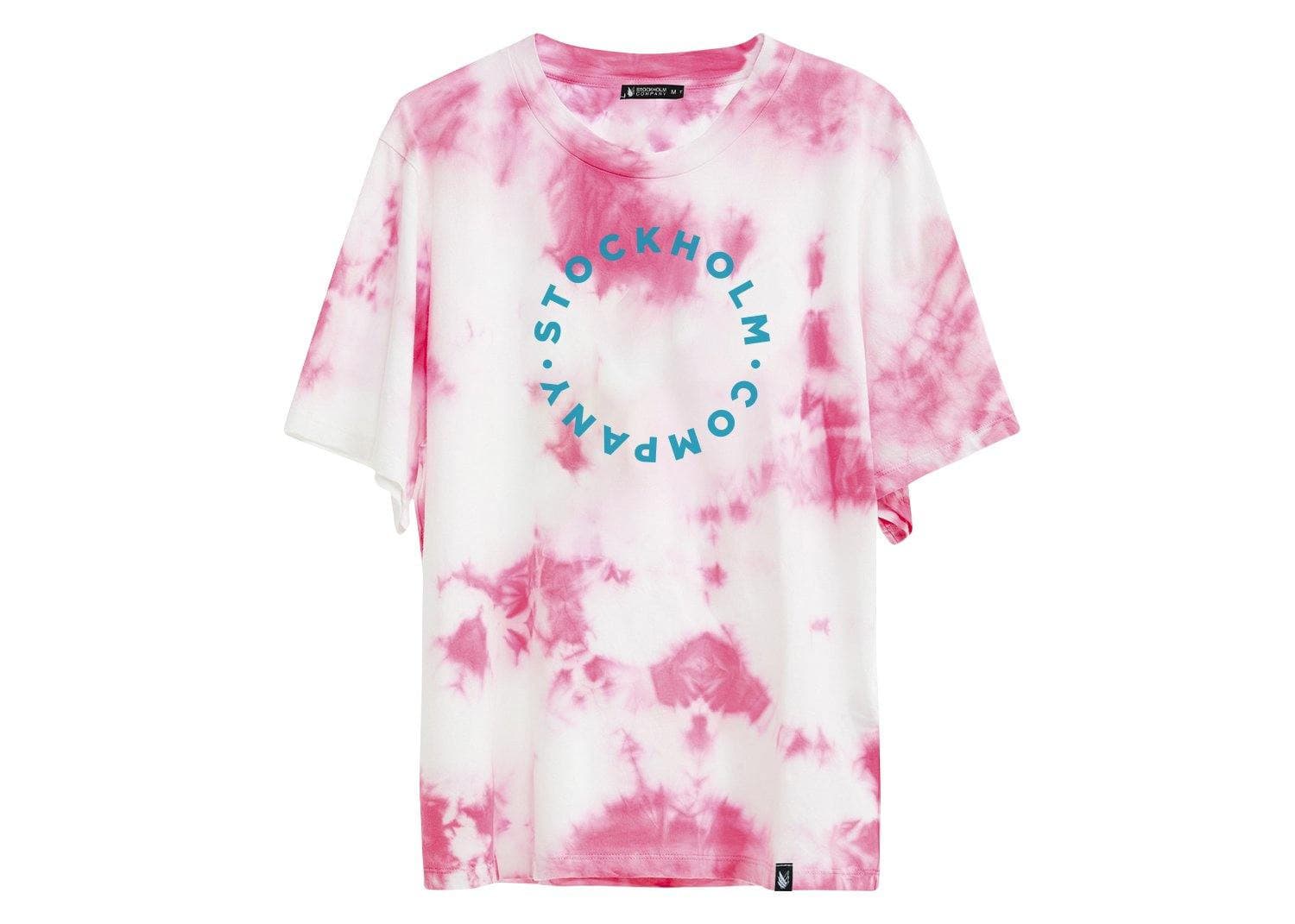 Magenta circle tie dye - Stockholm Co. - Playera - hombre, mujer, playera, stkm originals, tie dye