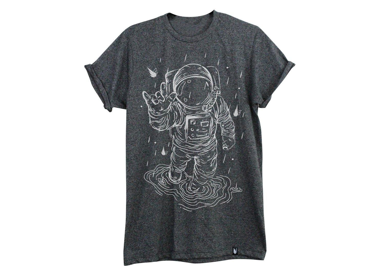 Lluvia y astronauta - Stockholm Co. - Playera - espacio, hombre, mujer, playera