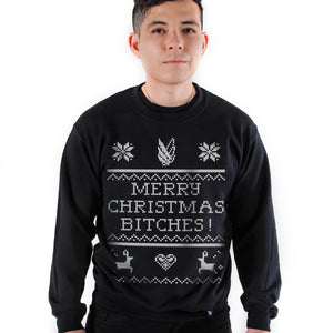 Feliz navidad btchs - Sudadera ugly sweater | Sudadera | otros, sudadera, unisex | Stockholm Company