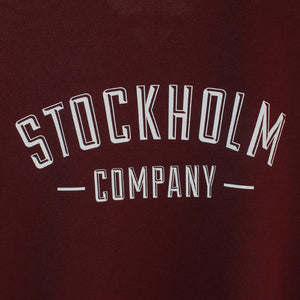 Stockholm team Camisa Jersey beisbolera Unisex Vino - Stockholm Co. - Camisa - Beisbolera, manga larga, stkm originals, unisex