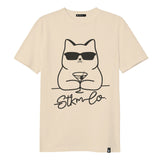 Martini Cat colours - Stockholm Co. -  - animals, playera