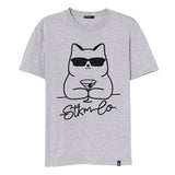 Martini Cat - Stockholm Co. -  - animals, playera