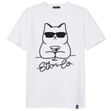 Martini Cat - Stockholm Co. -  - animals, playera