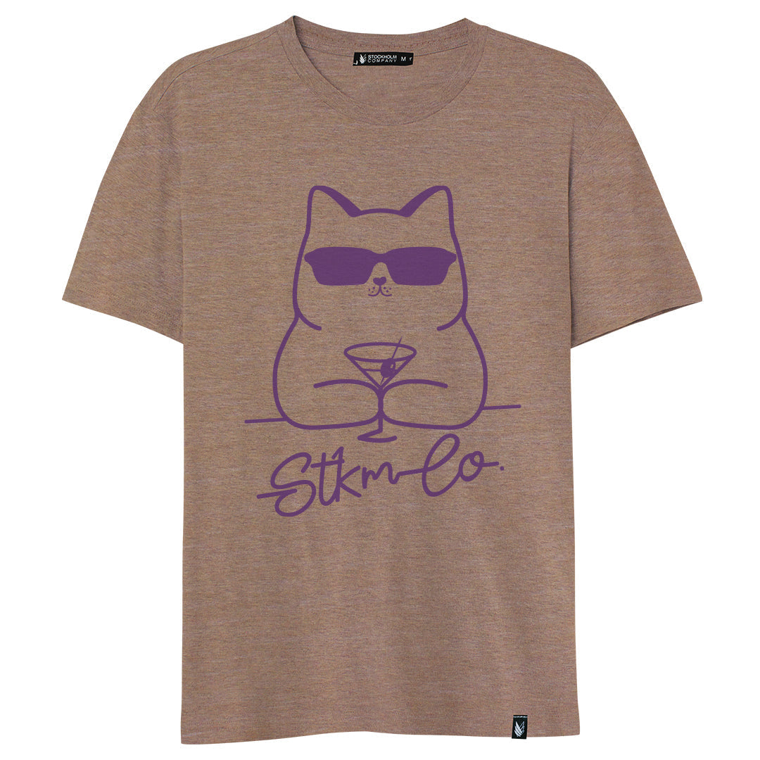 Martini Cat colours - Stockholm Co. -  - animals, playera