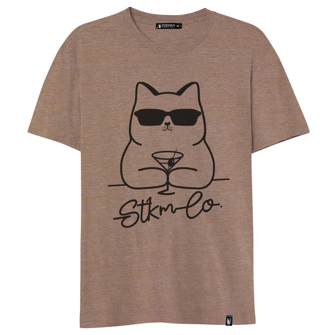 Martini Cat colours - Stockholm Co. -  - animals, playera