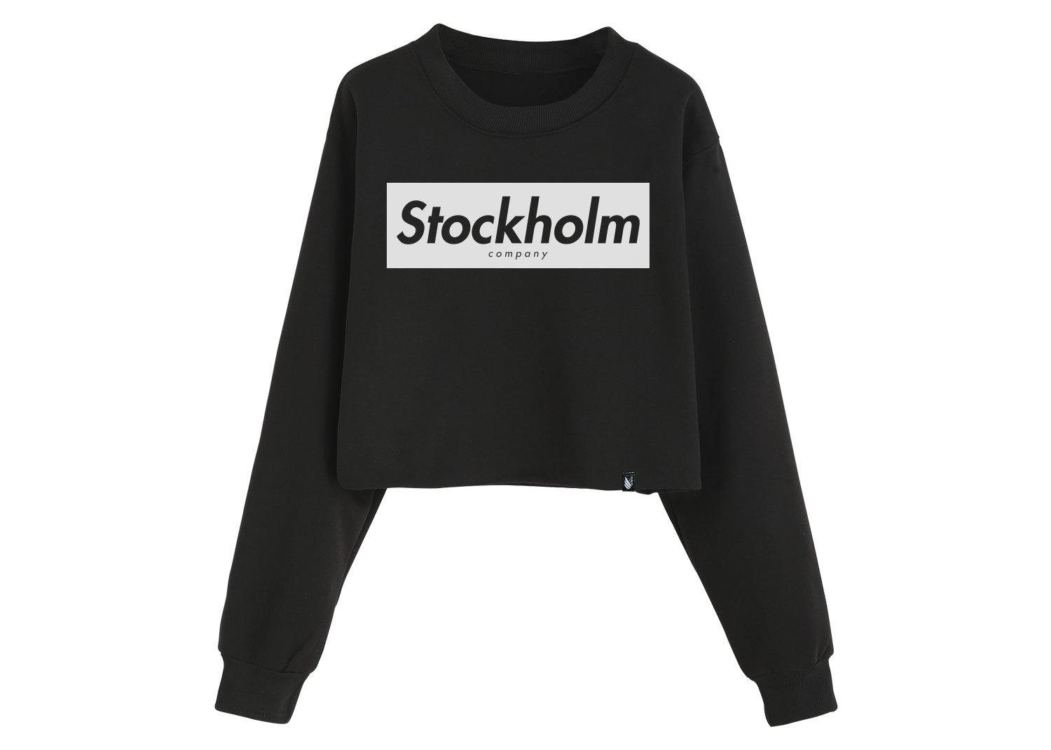 Stockholm Block - Sudadera Crop top - Stockholm Co. - Sudadera - shop girls, stkm originals, sudadera