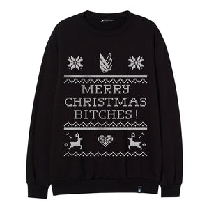 Feliz navidad btchs - Sudadera ugly sweater - Stockholm Co. - Sudadera - otros, sudadera, unisex