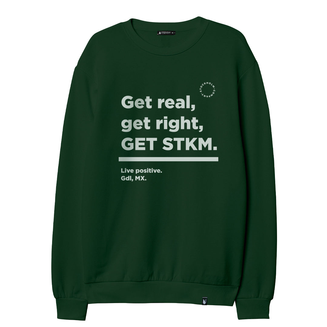 Live Positive get STKM - Sudadera - Stockholm Co. - Sudadera - hombre, stkm originals, sudadera, unisex