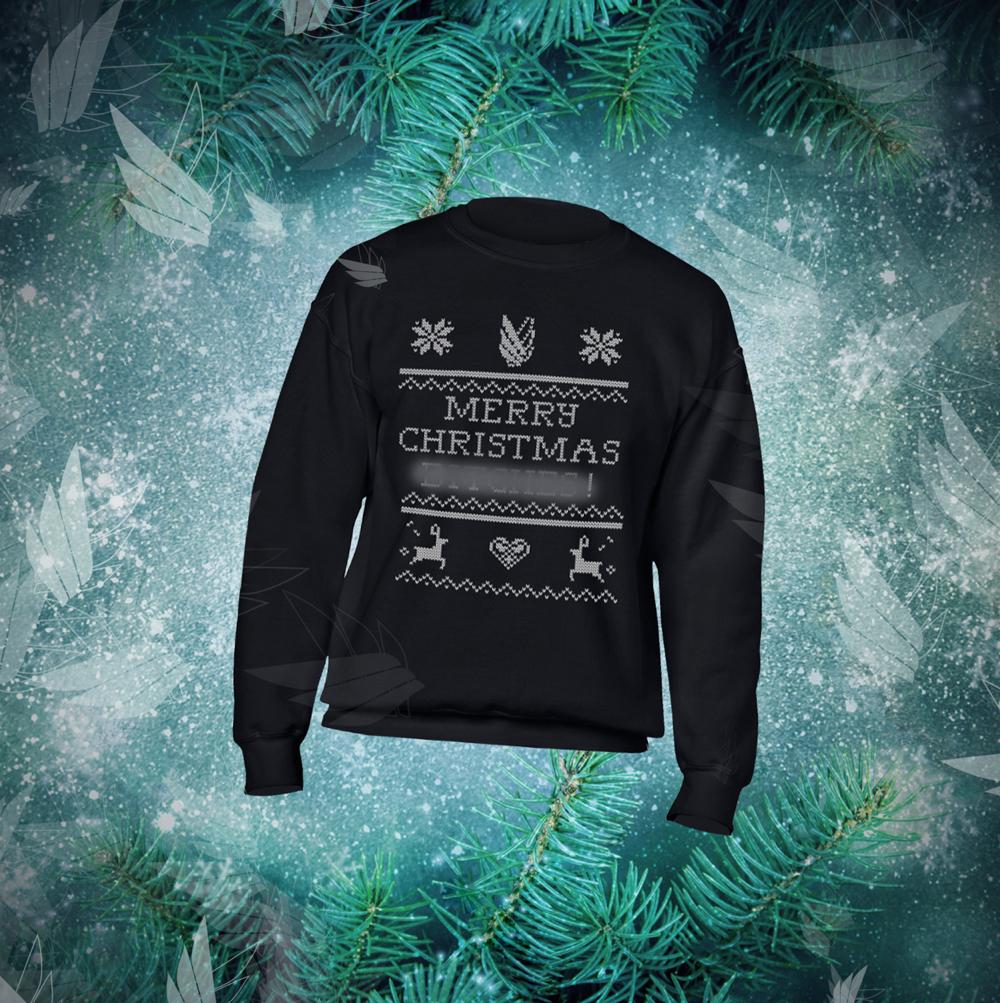 Feliz navidad btchs - Sudadera ugly sweater - Stockholm Co. - Sudadera - otros, sudadera, unisex